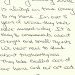 Customer Comments